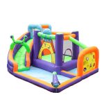 Custom Size Logo Printed Inflatable Bounce House with Water Slide – Inflatable Jumping Castle for Kids