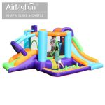 AirMyFun Customization Bounce Castle – Funny Kids Party with Two Slides Inflatable Bounce House Jumping Castle for Kids Party