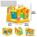 Airmyfun Popular Design Animal Bounce House – Cat Combo Slide Jumping Castle for Kids