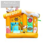 Airmyfun Popular Design Animal Bounce House – Cat Combo Slide Jumping Castle for Kids