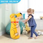 Hot Sale PVC Custom Cartoon Animal Inflatable Tumbler Punching Bag Bop Bag Toys for Kids Boxing Bag Stand