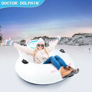 Cute Cartoon New Design PVC Inflatable Snow Tube Sled – Winter Fun Snow Toys for Outdoor Sledding Sports