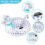 White Leopard New Design Cold PVC Custom Inflatable Snow Sled Tube – Inflatable Snow Sleds & Snow Tubes for Kids