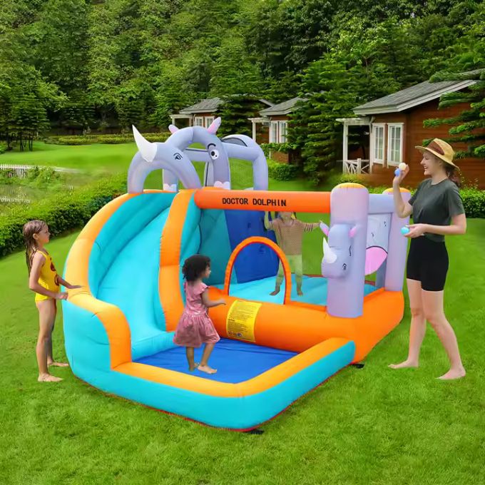 Durable Custom Inflatable Slide for Home Use – Kids Oxford Fabric Bouncing House Jumping Castle