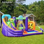 Custom Size Logo Printed Inflatable Bounce House with Water Slide – Inflatable Jumping Castle for Kids