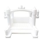 Small White Bounce House Inflatable Wedding Bounce Castle for Kids – Moon Bounce White Jumping Castle