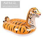 AirMyFun Fun Floaty Inflatable Tiger Pool Float – Swimming Pool Float Toy for Adults and Kids