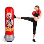 Custom Foldable Portable Strong PVC Fitness Kid Toy Boxing Inflatable Tumbler Punching Bag