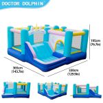 Durable Custom Outdoor Inflatable Castle with Slide – Bouncy House for Parties