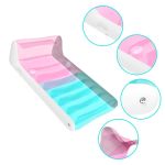 New Design Transparent Blue and Pink Sea Matters Water Toys Beach Lounger Mattress – Inflatable Pool Float Ride-on