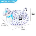 White Leopard New Design Cold PVC Custom Inflatable Snow Sled Tube – Inflatable Snow Sleds & Snow Tubes for Kids