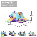 AirMyFun Customization Bounce Castle – Funny Kids Party with Two Slides Inflatable Bounce House Jumping Castle for Kids Party