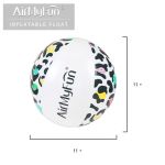 Factory Price Leopard Print Custom Beach Ball – Inflatable PVC Beach Ball