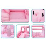 Custom Moonwalk Toddler Amusement Park Wedding Kid Jumping Mini Pink Bounce House