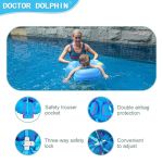 Doctor Dolphin Wholesale Price Pool With Canopy – Water Sunshade Lying Rings Inflatable Seat Swimming Ring for Kids Baby Float