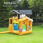 Airmyfun Popular Design Animal Bounce House – Cat Combo Slide Jumping Castle for Kids