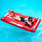 OEM Factory Custom Red Sports Car Air Mattress – Inflatable Pool Float for Kids and Adults