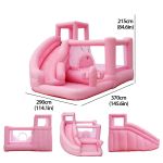 Custom Moonwalk Toddler Amusement Park Wedding Kid Jumping Mini Pink Bounce House