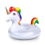 Mini Rainbow Unicorn Inflatable Floating Island – Perfect Pool Party Companion